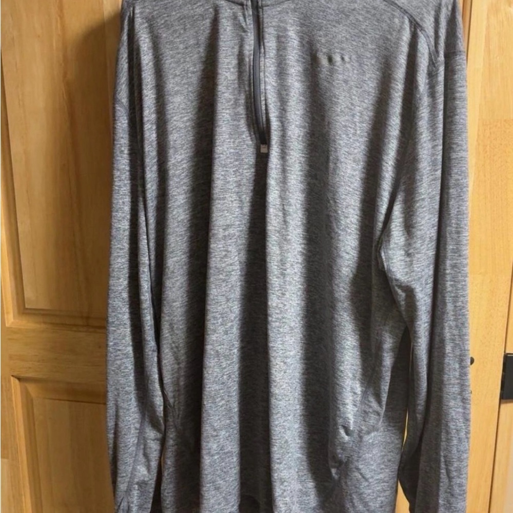 Nike Gray Quarter-Zip Pullover